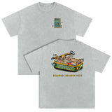 Delaware Beaches Suck DBS Shoobie Sardine Can Tee in light grey