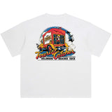 Delaware Beaches Suck DBS Tourist Catcher Tee in White