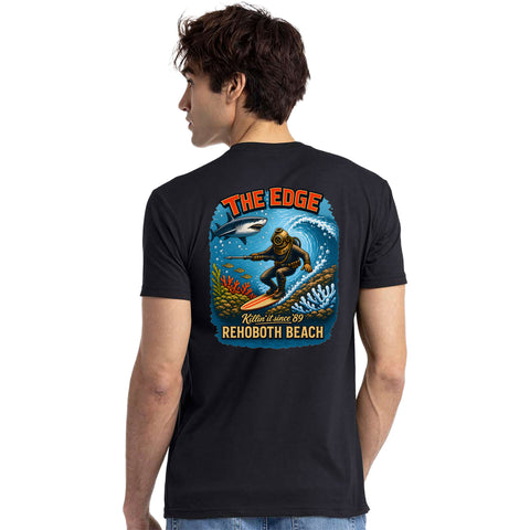 Edge Deep Diver T-Shirts in black