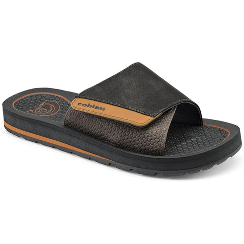 Cobian Mens DRT Slide Sandals in charcoal