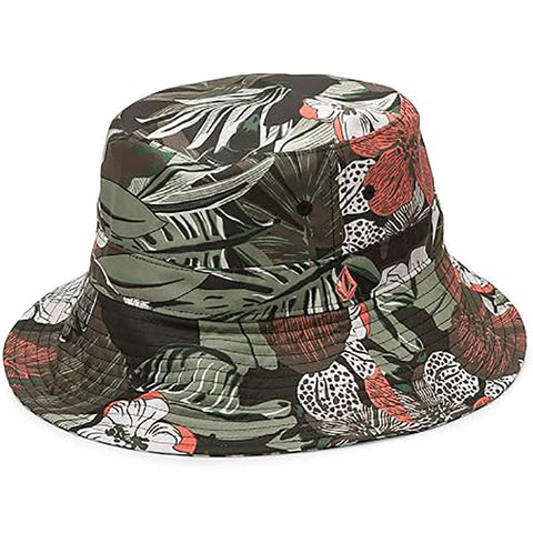 Volcom Womens Coco Bucket Hats in Army