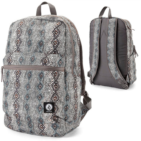 Volcom School Pack Backpacks in animal print