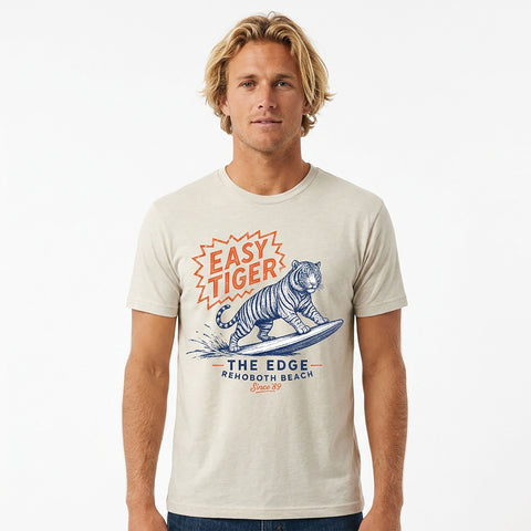 Edge Easy Tiger T-Shirts in sand