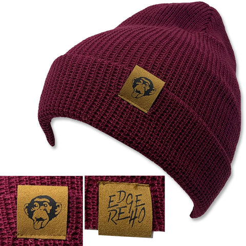 Edge Eco Beanies in wine