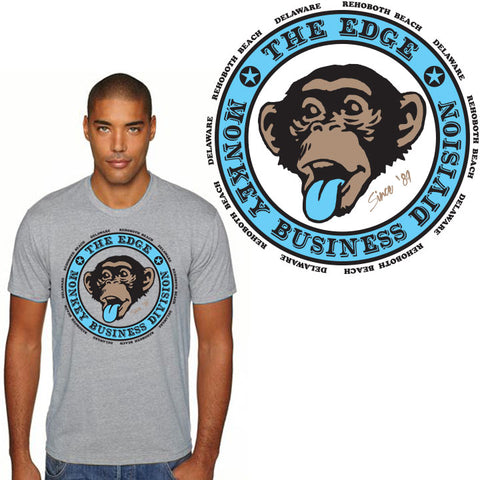 Edge Monkey Biz 2 T-Shirts in heather  grey