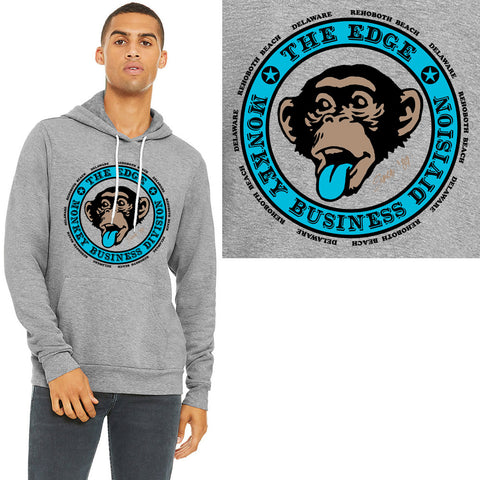 Edge Monkey Biz Hooded Sweatshirts in heather grey