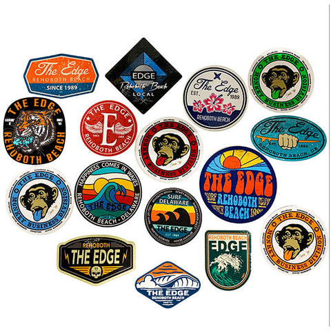 Edge Edge Random Sticker Pack in assorted and assorted