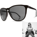 Electric Encelia Sunglasses in gloss black and grey polar