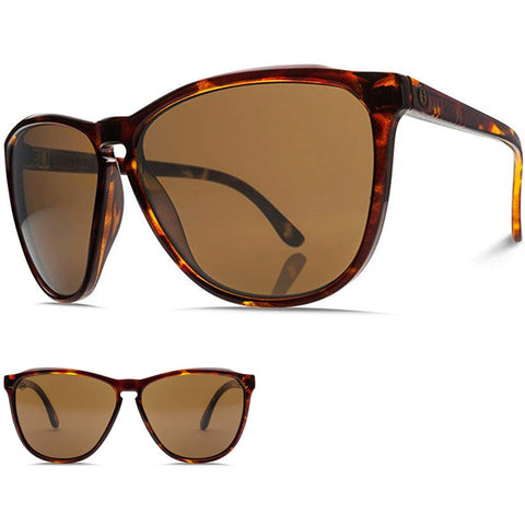 Electric Encelia Sunglasses in gloss tortoise and bronze polar