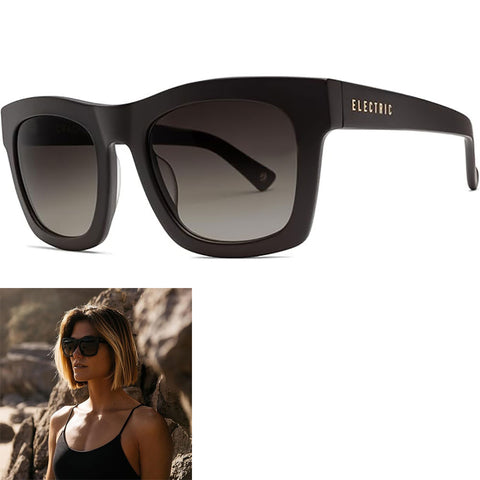 Electric Crasher Sunglasses in matte black and black gradient