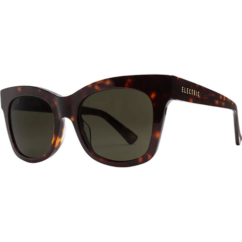 Electric Capri Sunglasses in LL tortoise and grey polarized