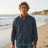 Ezekiel Mens Bridgeport Longsleeve Shirt in navy
