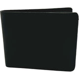 Edge Mens Leather Flap Out Wallet in black