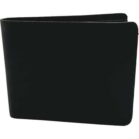 Edge Mens Leather Flap Out Wallet in black