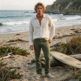 Ezekiel Mens Now Straight Fit Jean in military green