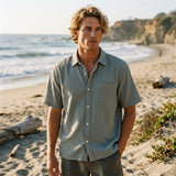 Ezekiel Mens Murphy Short Sleeve Shirts in antique green