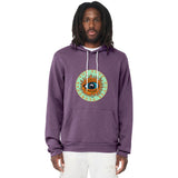 Edge Eye Blaze Hooded Sweatshirts in purple