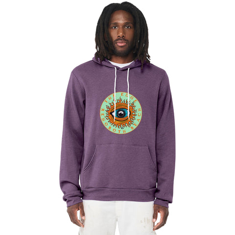 Edge Eye Blaze Hooded Sweatshirts in purple