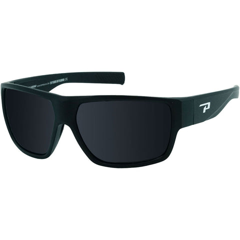 Peppers Big Kahuna Polarized Floating Sunglasses in matte black and smoke polarized