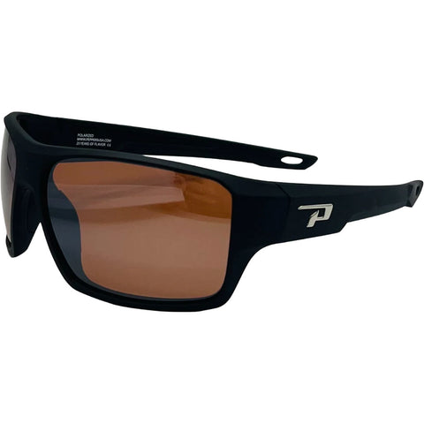 Peppers Skipper Polarized Floating Sunglasses in black and rose polarized