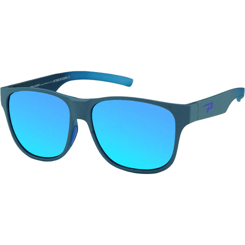 Peppers Sweetwater Polarized Floating Sunglasses in matte blue and blue revo polarized