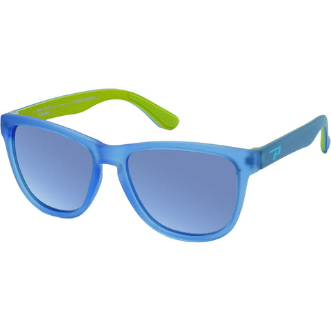 Peppers Sailfish Polarized Floating Sunglasses in matte blue w yellow and blue revo polarized