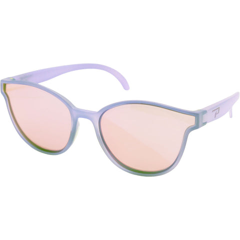 Peppers Coral Polarized Floating Sunglasses in matte purple and purple revo polarized