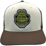 Edge Frog Trucker Snapback Hat in night camo/olive