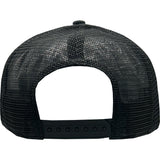 Edge Frog Trucker Snapback Hat in night camo/black