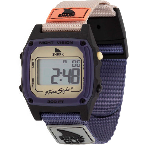 Freestyle Shark Classic Clip Watches in indigo/tan and indigo/tan