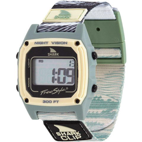 Freestyle Shark Classic Clip Watches in sage and luke the grey