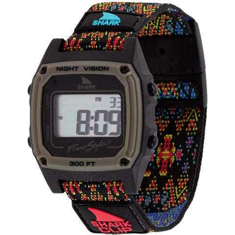 Freestyle Shark Clip Watches in black and morocco