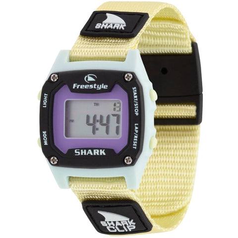 Freestyle Shark Mini Clip Watches in black/purple and Yellow