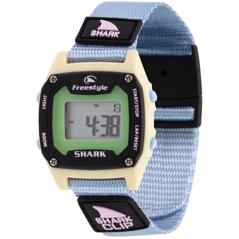 Freestyle Shark Mini Clip Watches in acai and Periwinkle