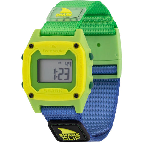 Freestyle Shark Mini Clip Watches in neon coast and neon coast