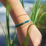 4OCEAN Ghost Net Bracelet in teal