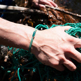 4OCEAN Ghost Net Bracelet in teal