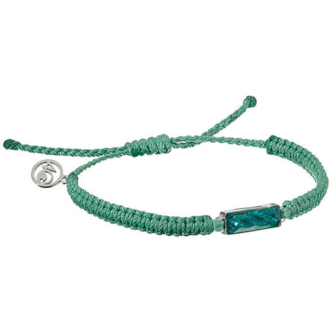 4OCEAN Ghost Net Bracelet in teal