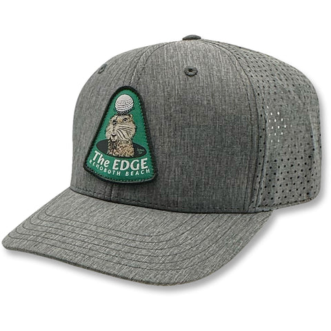 Edge Gopher Golf Hydro Hat in charcoal