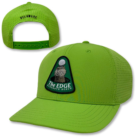 Edge Gopher Golf Hydro Hat in lime