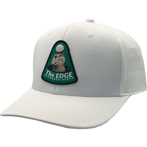 Edge Gopher Golf Hydro Hat in white