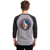 Edge Grateful Edge Baseball Tees in grey/black