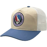 Edge Grateful Edge Hats in cream/cobalt