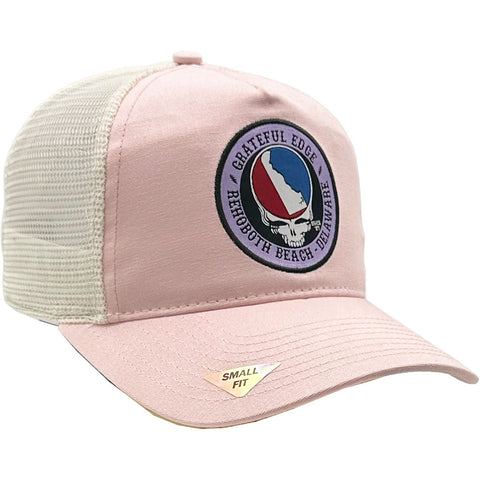 Edge Grateful Edge Hats in pink/white