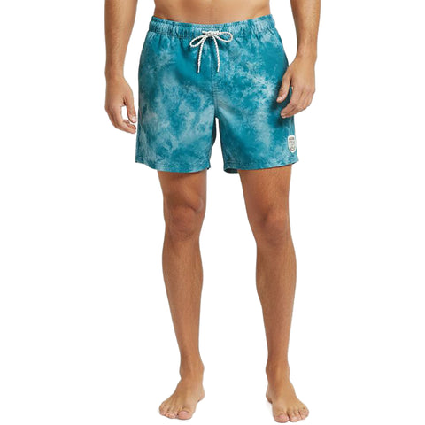 Edge Mens Groovin Elastic Boardshorts in Aqua