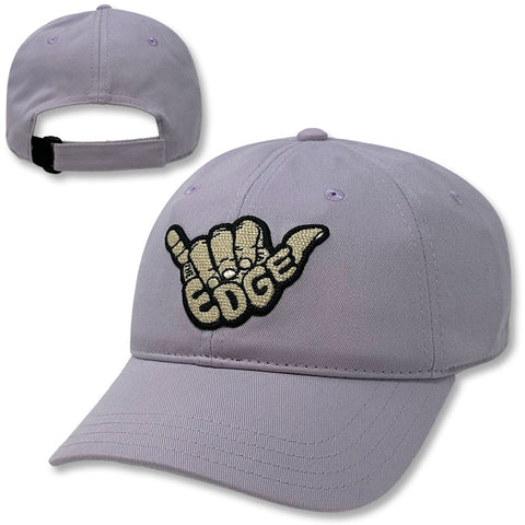 Edge Hang Loose Strapback Hat in lavender