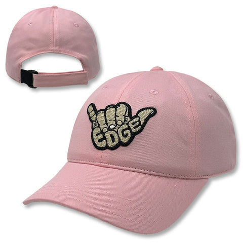 Edge Hang Loose Strapback Hat in pink