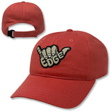 Edge Hang Loose Strapback Hat in old red