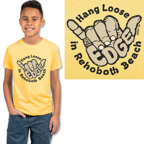 Edge Hang Loose Youth T-Shirts in yellow