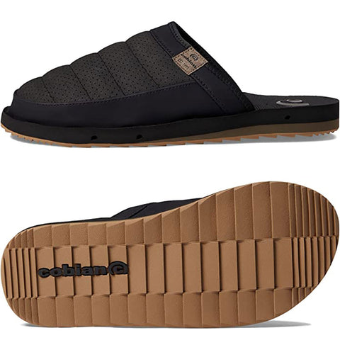 Cobian Mens Hobgood Draino Mule Shoes in Black